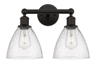 Edison Two Light Bath Vanity in Brushed Brass (405|616-2W-BB-GBD-752)