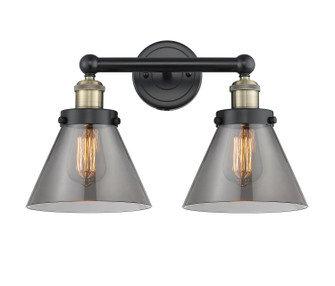 Edison Two Light Bath Vanity in Black Antique Brass (405|616-2W-BAB-G43)