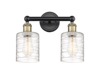 Edison Two Light Bath Vanity in Black Antique Brass (405|616-2W-BAB-G1113)