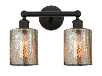 Edison Two Light Bath Vanity in Black Antique Brass (405|616-2W-BAB-G112)