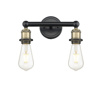 Edison Two Light Bath Vanity in Black Antique Brass (405|616-2W-BAB)