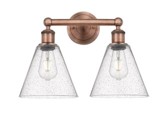Edison Two Light Bath Vanity in Antique Copper (405|616-2W-AC-GBC-84)