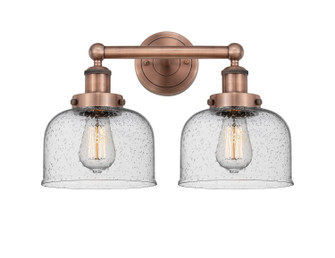 Edison Two Light Bath Vanity in Antique Copper (405|616-2W-AC-G74)