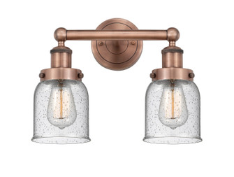 Edison Two Light Bath Vanity in Antique Copper (405|616-2W-AC-G54)