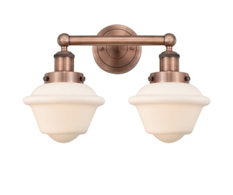 Edison Two Light Bath Vanity in Antique Copper (405|616-2W-AC-G531)