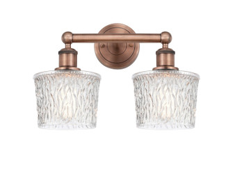 Edison Two Light Bath Vanity in Antique Copper (405|616-2W-AC-G402)