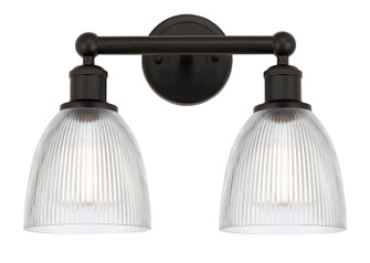 Edison Two Light Bath Vanity in Antique Copper (405|616-2W-AC-G381)