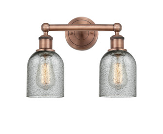 Edison Two Light Bath Vanity in Antique Copper (405|616-2W-AC-G257)