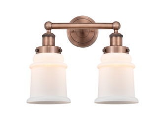 Edison Two Light Bath Vanity in Antique Copper (405|616-2W-AC-G181)