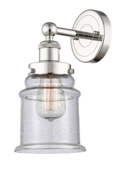 Edison One Light Wall Sconce in Polished Nickel (405|616-1W-PN-G184)