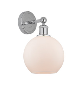 Edison One Light Wall Sconce in Polished Chrome (405|616-1W-PC-G121-8)