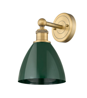Downtown Urban One Light Wall Sconce in Brushed Brass (405|616-1W-BB-MBD-75-GR)