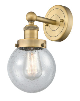Edison One Light Wall Sconce in Brushed Brass (405|616-1W-BB-G204-6)