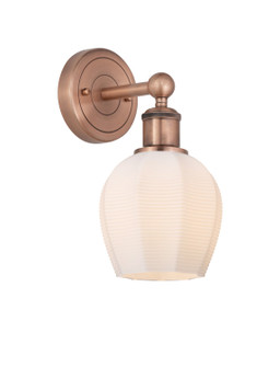 Edison One Light Wall Sconce in Antique Copper (405|616-1W-AC-G461-6)