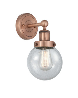 Edison One Light Wall Sconce in Antique Copper (405|616-1W-AC-G204-6)