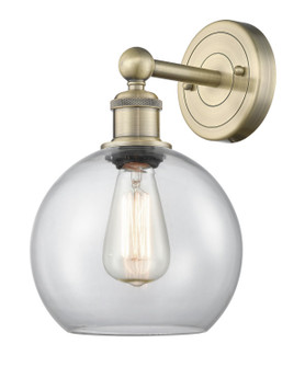 Edison One Light Wall Sconce in Antique Brass (405|616-1W-AB-G122-8)