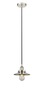 Edison One Light Mini Pendant in Polished Nickel (405|616-1PH-PN-M1-PN)