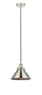 Downtown Urban One Light Pendant in Polished Nickel (405|616-1PH-PN-M10-PN)