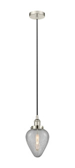 Downtown Urban One Light Pendant in Polished Nickel (405|616-1PH-PN-G165)