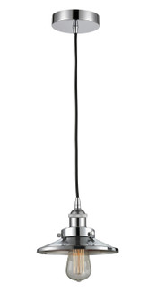 Edison One Light Mini Pendant in Polished Chrome (405|616-1PH-PC-M7-PC)