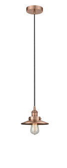 Edison One Light Mini Pendant in Antique Copper (405|616-1PH-AC-M3-AC)