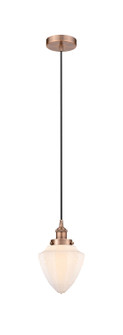 Edison One Light Mini Pendant in Antique Copper (405|616-1PH-AC-G661-7)