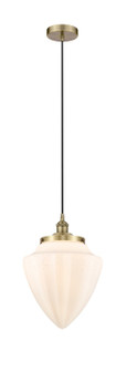 Downtown Urban One Light Pendant in Antique Brass (405|616-1PH-AB-G661-12)