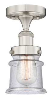 Edison One Light Semi-Flush Mount in Satin Gold (405|616-1F-SG-G181S)