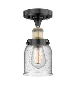 Edison One Light Semi-Flush Mount in Black Antique Brass (405|616-1F-BAB-G54)