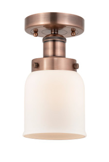 Edison One Light Semi-Flush Mount in Antique Copper (405|616-1F-AC-G51)