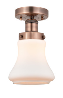 Edison One Light Semi-Flush Mount in Antique Copper (405|616-1F-AC-G191)