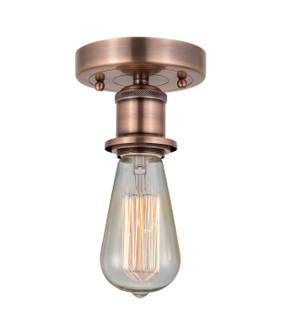 Edison One Light Semi-Flush Mount in Antique Copper (405|616-1F-AC)