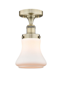 Edison One Light Semi-Flush Mount in Antique Brass (405|616-1F-AB-G191)