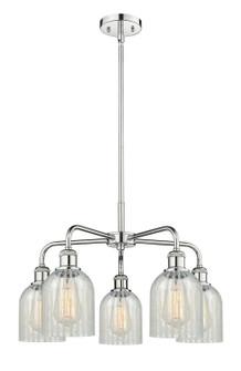 Downtown Urban Five Light Chandelier in Polished Chrome (405|516-5CR-PC-G2511)