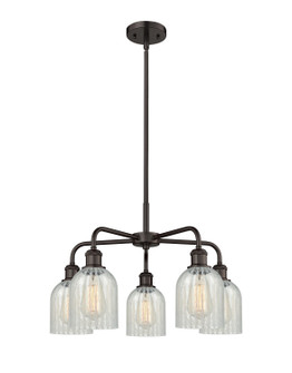 Ballston Five Light Chandelier in Oil Rubbed Bronze (405|516-5CR-OB-G2511)