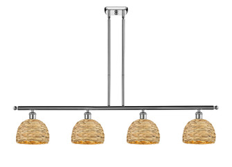 Ballston Four Light Pendant in Polished Chrome (405|516-4I-PC-RBD-8-NAT)