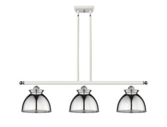 Ballston Three Light Pendant in White Polished Chrome (405|516-3I-WPC-M14-PC)