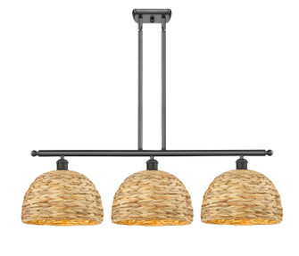 Ballston Three Light Island Pendant in Oil Rubbed Bronze (405|516-3I-OB-RBD-12-NAT)