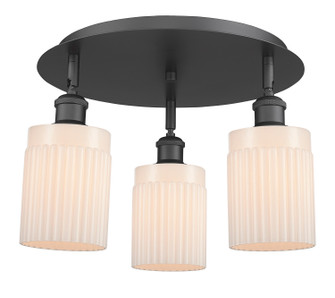 Ballston Three Light Semi-Flush Mount in Matte Black (405|516-3C-BK-G341)