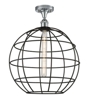 Ballston LED Semi-Flush Mount in Polished Chrome (405|516-1C-PC-CE-16-BK) Ballston LED Semi-Flush Mount in Polished Chrome (405|516-1C-PC-CE-16-BK)