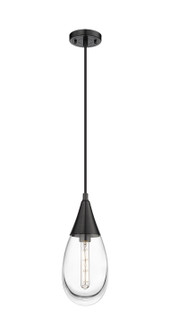Downtown Urban One Light Pendant in Matte Black (405|450-1P-BK-G450-6CL)