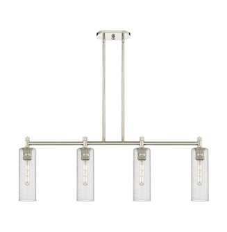 Downtown Urban Four Light Island Pendant in Polished Nickel (405|434-4I-PN-G434-12SDY)