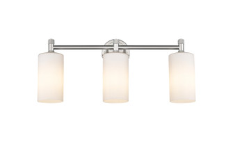 Downtown Urban Three Light Bath Vanity in Satin Nickel (405|434-3W-SN-G434-7WH)