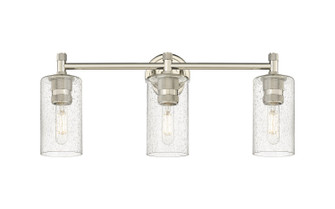 Downtown Urban Three Light Bath Vanity in Polished Nickel (405|434-3W-PN-G434-7SDY)