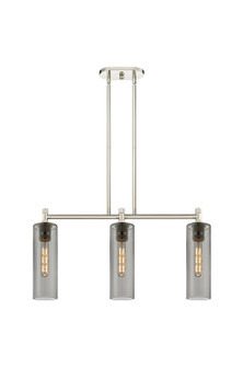 Downtown Urban Three Light Island Pendant in Polished Nickel (405|434-3I-PN-G434-12SM)