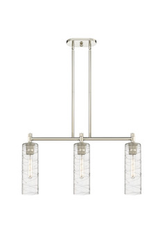 Downtown Urban Three Light Island Pendant in Polished Nickel (405|434-3I-PN-G434-12DE)