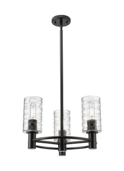 Downtown Urban LED Pendant in Matte Black (405|434-3CR-BK-G434-7DE)