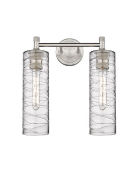 Downtown Urban Two Light Bath Vanity in Satin Nickel (405|434-2W-SN-G434-12DE)