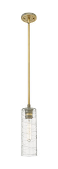 Downtown Urban One Light Pendant in Brushed Brass (405|434-1S-BB-G434-12DE)