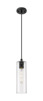 Downtown Urban One Light Pendant in Matte Black (405|434-1P-BK-G434-12CL)